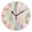 Black Needle, variant on 10" Artistic Round Wall Decorative Desk Clock Wall Clock Home Decor Pastel Rainbow Colors Pattern