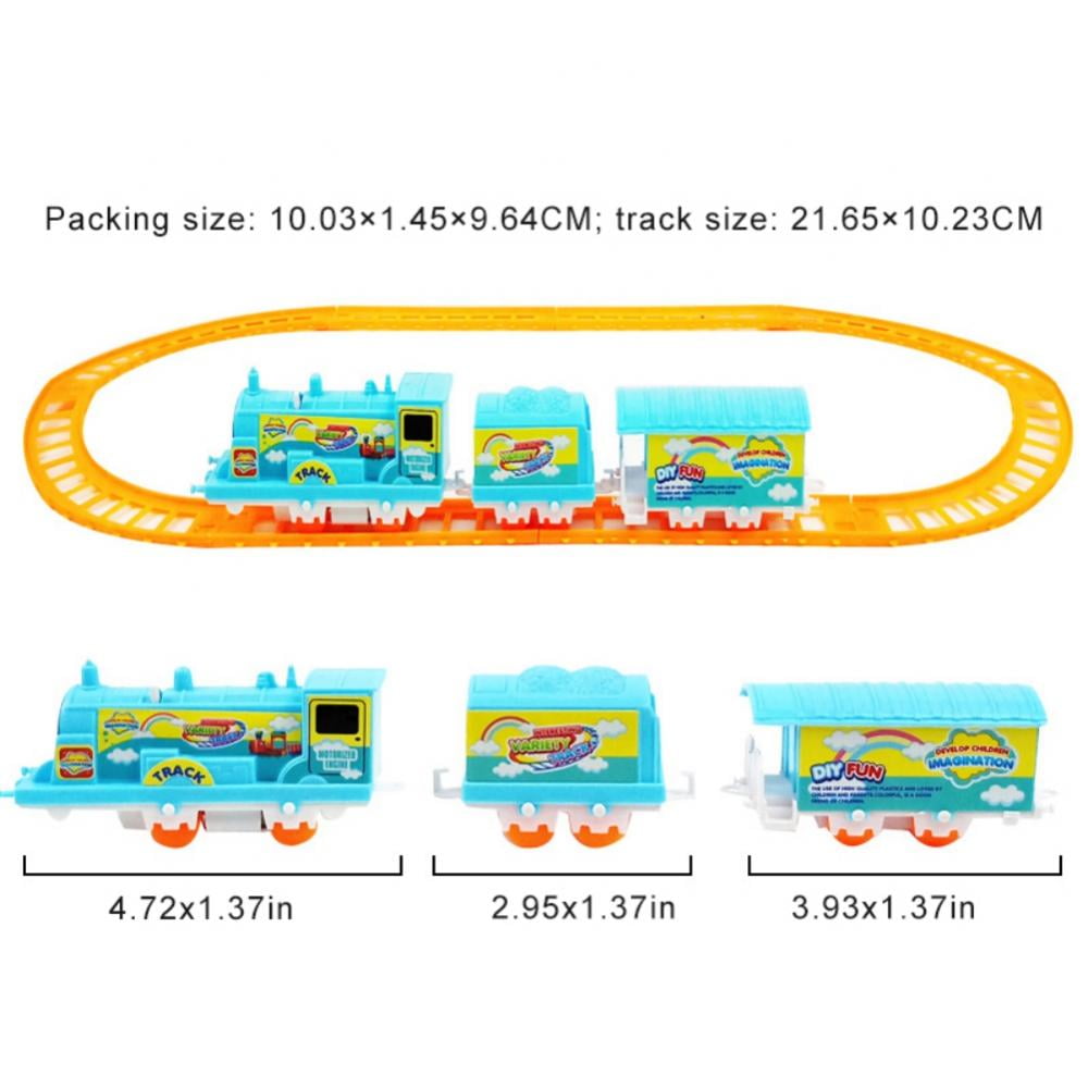 Electric Toy Train Set for Kids Steam Train Toy for Toddler Boys Girls