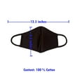 thumbnail image 4 of 3 Layer Mouth Mask 95 cotton 5 Spandex, Men Women Adult Unisex Cotton Washable Reusable Protection Mouth Cover Face Mask, 4 of 4