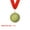 Gold, variant on Uxcell Award Medal, Prize Winner Medal with Red Neck Ribbon Medal for Sport Gold
