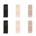 thumbnail image 1 of 6 piezas de extensores de sujetador elásticos para mujer, tiras de extensión de sujetador con 2 ganchos y 3 filas, extensor de sujetador para mujer, 1 of 6
