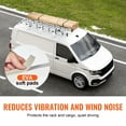 thumbnail image 6 of VEVOR Trailer Ladder Rack, 54" 3 Crossbars Ladder Roof Rack, Heavy-duty Steel Van Roof Ladder Rack, 800 lbs Capacity Van Ladder Rack with Straps, Fit for Ford Transit 150, 250, 350, 2015-2022, 6 of 9