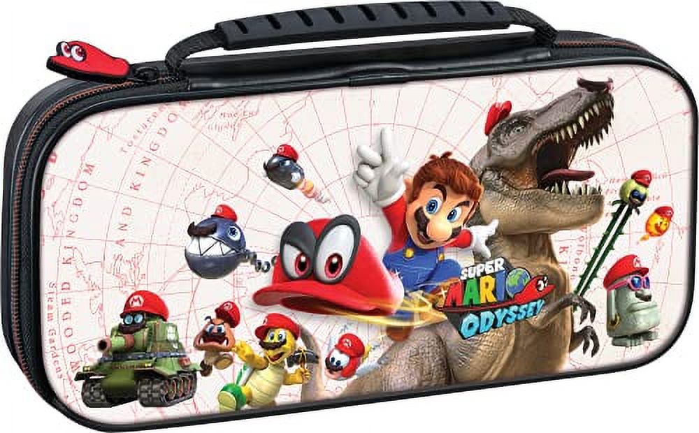 Nintendo switch game traveler super mario deals odyssey deluxe travel case