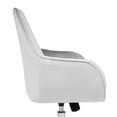 thumbnail image 4 of Impressions Vanity Kelly Makeup Vanity Chair with Adjustable Height and 360 Degree Swivel (White), 4 of 7