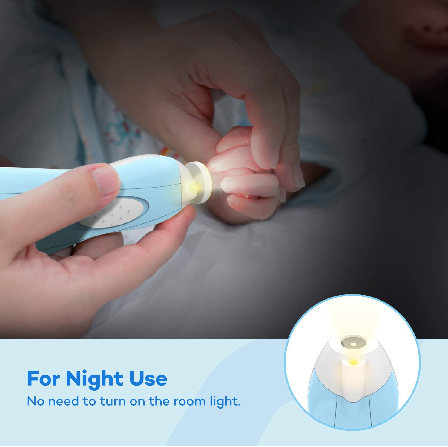 baby nail clippers with light