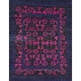 thumbnail image 1 of Ahgly Company Machine Washable Indoor Rectangle Abstract Purple Haze Purple Area Rugs, 8' x 12', 1 of 7