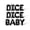 Black, variant on Letter Balloons - DICE DICE BABY 16" Inch Alphabet Letters Foil Mylar Balloon Bachelorette or Bridal Shower Party Banner (Gold)