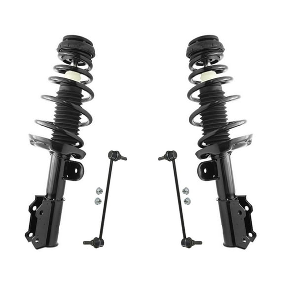 Fits 2014-2015 Chevrolet Cruze Front Complete Struts Assembly & Sway Bar Links