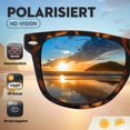 thumbnail image 2 of Gafas de sol Hombres Mujeres Gafas de sol rectangulares polarizadas Unisex Retro Clásico Vintage Gafas polarizadas Protección UV400 Gafas de sol clásicas cuadradas para conducir, 2 of 4