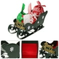 thumbnail image 4 of Gymnture 1 Set DIY Sleigh Decoration Holiday Desktop Sleigh Ornament Christmas Decoration, 4 of 7