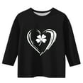 thumbnail image 4 of KyCheLot 3/4 Sleeve Shirts for Girls St.Patrick's Day Crewneck Pullover Printed Tee Shirts 3-13 Years, 4 of 4