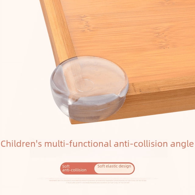 Esquina anticolisión Esquina de silicona transparente para niños Esquina de mesa de seguridad de varios estilos para el hogar Productos de protección para bebés