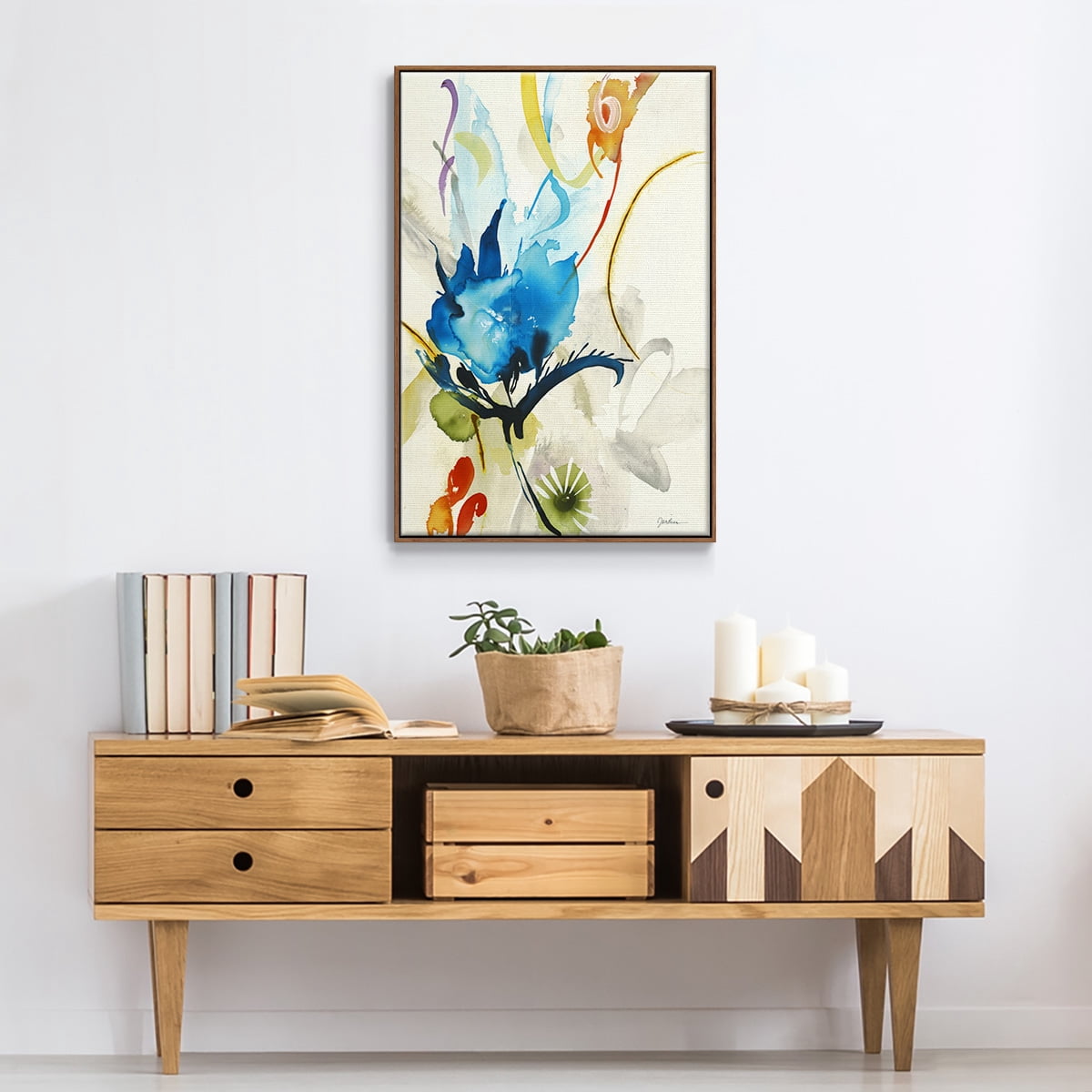 Local Color I Framed Premium Gallery Wrapped Canvas - Ready to Hang