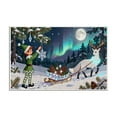 thumbnail image 2 of Christmas Themed Door Mat, 23.62x15.75 Inch Absorbent and Non-Slip Floor Mat for Entrance Kitchen, Festive Holiday Home Decor Rug(A), 2 of 6