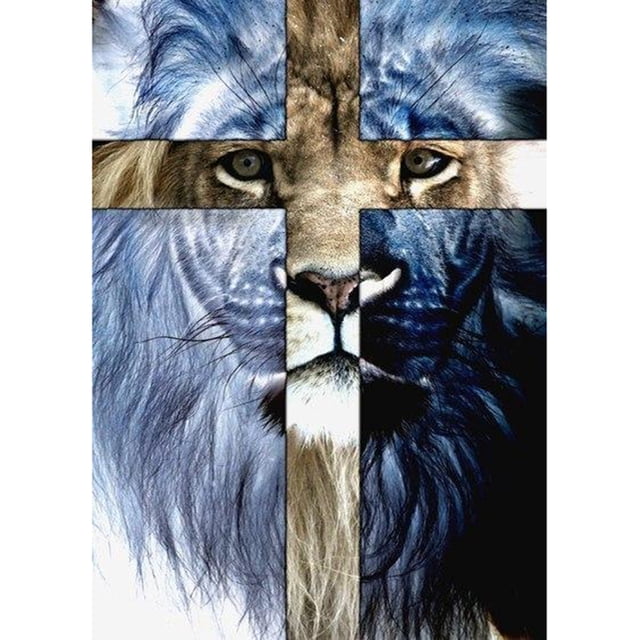 Cuadros Decorativos 5D Full Round Drill Diamond Painting Kit Crucifijo Decoración abstracta para adultos JShteea Nuevos Originales