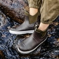 thumbnail image 3 of Men's Rainy Season Shuoxi Waterproof Shoes Outdoor Waterproof Shoes Wear Resistant Multi Color Water Wading Rain Boots Brown 42, 3 of 6