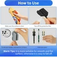 thumbnail image 2 of 3 Pack Upgraded Pen Holder, Adhesive Pencil Pen Holder for Desk & Wall, Marker Holder, Pencil Holder, Pen Holder for Clipboard, Teacher Supplies for Classroom and  Desk Organizer Accessories, 2 of 7