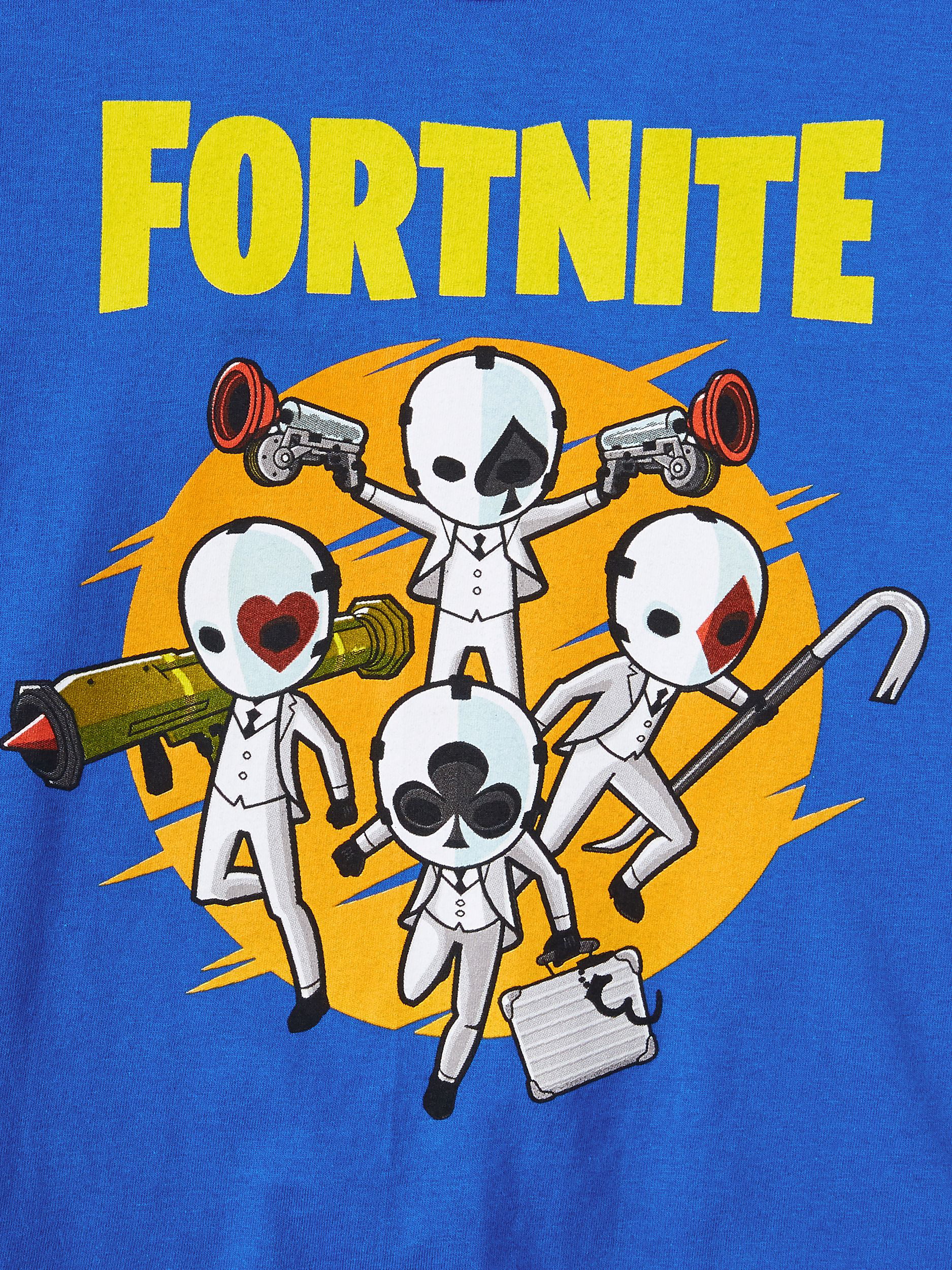 Fortnite Boys Battle Royale Wild Cards Graphic Design T-Shirt, X