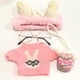 thumbnail image 4 of Ropa y accesorios para muñecas, conjuntos, juguetes de simulación, ropa para animales de peluche Rosa, 4 of 9