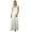 White, variant on Bimba Women Long Dress Gown Lace Sleeve Chic Casual Maxi Clothing