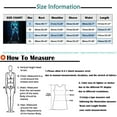 thumbnail image 5 of Aayomet Jumpsuits For Women Casual Women Skeleton Robot 3D Printing Bodysuit Zipper Back Full Body Bodysuit,White M, 5 of 5