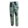 thumbnail image 4 of Pantalon Grand de Sport d'Été pour Femmes Mode Imprimé Décontracté Ample Long, 4 of 5