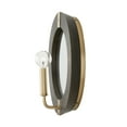 thumbnail image 4 of 1 Light Wall Sconce In Industrial Style-12 Inches Tall And 12 Inches Wide-White Wash/Matte Brass Finish Capital Lighting 647311Ws, 4 of 7
