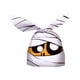 thumbnail image 2 of 50 piezas caja de pastel Eva Candy Box para Halloween alrededor de 10x1 7 cm/3,93x6,69 pulgadas momia Sywqhk Libre de BPA, 2 of 3