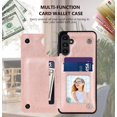 thumbnail image 2 of S23 FE Case Wallet,Designed for Samsung Galaxy S23 FE Case with Card Holder,Women Mandala Emboss PU Leather with Stand Credit Card Slots Slim Protective Phone Case for Galaxy S23 FE 5G (Rose Gold), 2 of 13