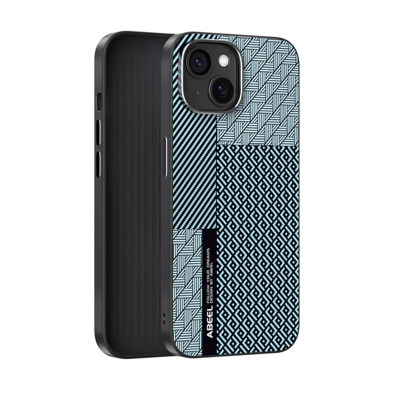 for iPhone 14 Plus Carbon Fiber Pattern Case, Magnetic Case[Compatible with Mag-Safe] Smooth Slim Fit Shockproof Women Men Protective Sturdy Durable Case for iPhone 14 Plus,D