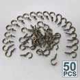 thumbnail image 6 of 50Pcs Cup Hooks, 7/8 Inch Ceiling Hooks Metal Screw-in Hooks Screw Hooks Mini Hooks for Decorative Craft Hanging Things, 6 of 7