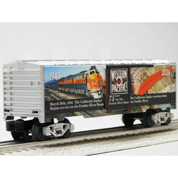 LIONEL CALIFORNIA ZEPHYR 75TH ANNIVERSARY BOXCAR WESTERN PACIFIC MUSA 2438180