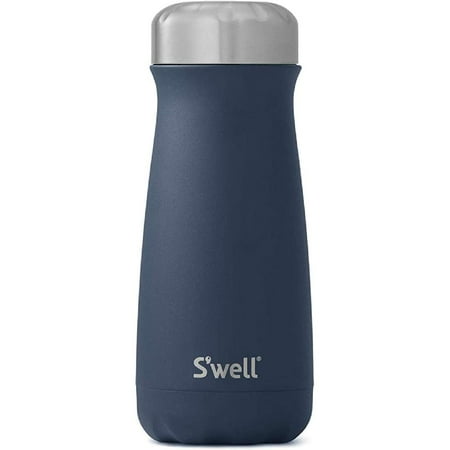 

Stainless Steel Traveler - 16 Fl Oz - Azurite - Triple-Layered Vacuum-Insulated Travel Mug Keeps Coffee Tea and Drinks Cold for 24 Hours and Hot for 12 - BPA-Free Water Bottle