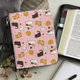thumbnail image 4 of FOR U DESIGNS Cute Cat Bible Bags for Women Portable Sturdy Bible Protective Carrier Size Medium Stylish PU Leather Bible Bag Waterproof Crossbody Bible Bag for Bible Study Religious, 4 of 7