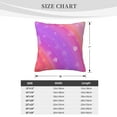 thumbnail image 4 of ZICANCN Rainbow Romantic Love Decorative Throw Pillow Covers, Bed Couch Sofa Decorative Knit Pillow Covers for Living Room Farmhouse 26"x26", 4 of 8