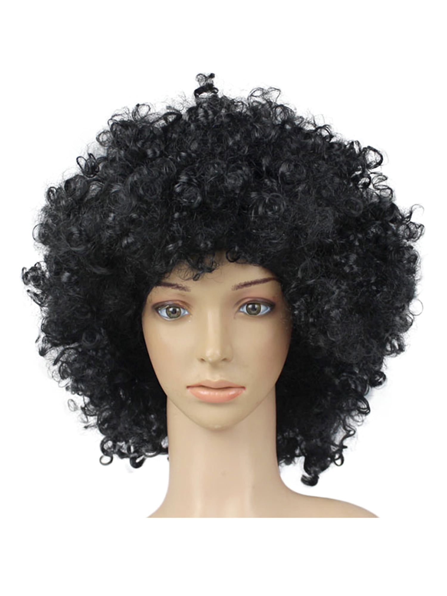 Masquerade Curly Hair Circus Disguise Mardi Gras Clown Cosplay Party