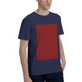 thumbnail image 2 of Bingfone Maroon Men'S Loose Fit Short-Sleeve Pocket T-Shirt, 2 of 7