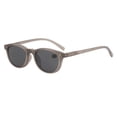 thumbnail image 2 of Fashion Gray Square Reading Glasses 3.00 for Men Polarized Outdoor Magnetic Clip-on Sunglasses Plastic Presbyopic Glasses for Women UV +3.00, 2 of 5