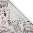 thumbnail image 5 of Ambesonne Eiffel Tower Grommet Curtain, Paris Honeymoon, 50" x 108", Pale Pink White, 5 of 6