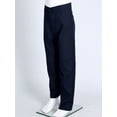 thumbnail image 6 of Haitryli Boys Kids School Uniform Flat Front Trouser Adjustable Waist Straight Long Pant Navy Blue 160, 6 of 7