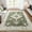 Vintage Green, variant on Large Area Rugs for Room , 5x7 Washable Floral Area Rugs, Non-Slip and Stain Resistant Soft Throw Indoor Carpet for Dining Room Office Kitchen Dorm Decor,