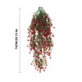 thumbnail image 3 of Flores artificiales Rosa simulada Flor artificial Acondicionador de conductos Bloqueo de techo de sala de estar Decoración Envoltura de plástico Plantas Vides Flores artificiales Gloria de la mañana c, 3 of 5