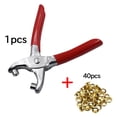 thumbnail image 4 of Eyelet Grommet Pliers Hole 1/4Inch Steel Fabric Canvas Setter Repairing Kit, 4 of 9