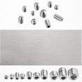 thumbnail image 2 of Kit d'Assortiment de Vis pour Poignées de Porte, Applications Larges Acier Inoxydable Tête Allen Hexagone Kit d'Assortiment de Vis Résistant à la Corrosion Remplacement Facile pour Magasins, Garages Ou, 2 of 7