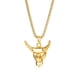 thumbnail image 1 of Jumpingount Collar de animales para hombres y mujeres, colgante portátil de acero inoxidable para adultos, ceremonia de boda, banquete, joyería, regalo de Ropa, zapatos y accesorios Miscelánea Oro Jumpingount AP014762-02B, 1 of 6