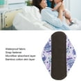 thumbnail image 4 of Reusable Menstrual Pad, Highly Absorbent 5pcs Washable Bamboo Charcoal Sanitary Pad Skin Friendly  for Physiological Period T05,T06,T07, 4 of 7