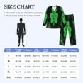 thumbnail image 4 of Honeii St Patrick's day Pattern Mens Pajamas Set,2pcs Men's Lounge Long Sleeve Sleep Shirt and Pajama Bottoms Sleepwear Set,Mens Pjs Sets-X-Large, 4 of 7