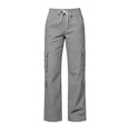 thumbnail image 5 of Tfken Child Soft Comfy Pants School Daily Wear Girls Cargo Pants With Pockets School Uniform Loose Trendy Kids Classic Clothes Size 11-12 Years Gray, 5 of 7