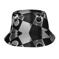 thumbnail image 1 of ZICANCN Bucket Hat -Chess Figures Unisex Print Double-Side-Wear Bucket Hat for Fishing Beach Outdoor, 1 of 5