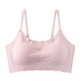thumbnail image 3 of Fsqjgq Sports Bras for Women Plus Size Removable Cup Adjustable Straps Push Up Bras Comfort Seamless Padded Convertible Wireless Bras Bralettes Pink Xxl, 3 of 5
